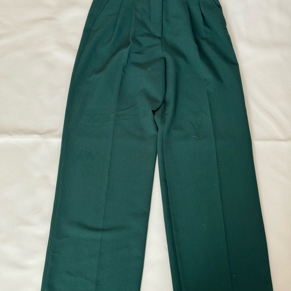 Zara Green Wide Leg Trousers - Picture 3 of 3